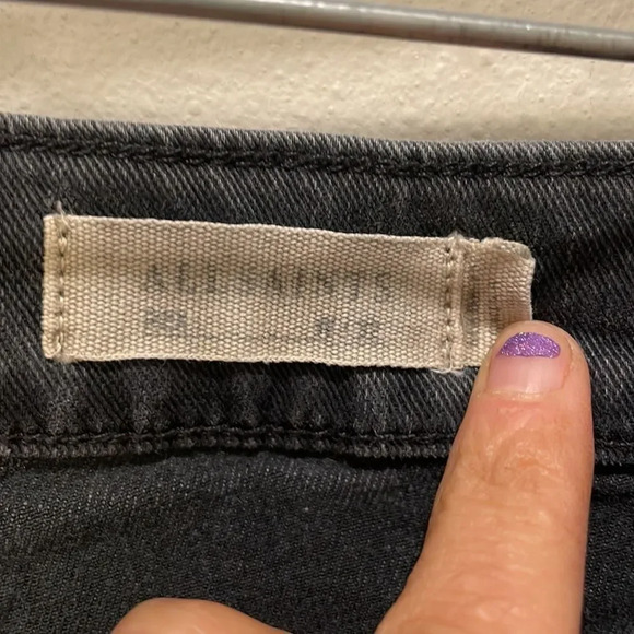 ALL Saints woman’s black faded jeans - Picture 7 of 13